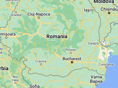 Map showing location of Rucăr (45.4, 25.16667)