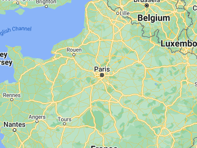 Map showing location of Rueil-Malmaison (48.8765, 2.18967)
