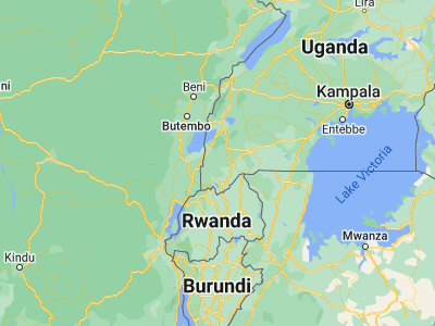Map showing location of Rukungiri (-0.84111, 29.94194)