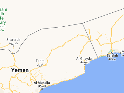 Map showing location of Rumāh (17.45548, 50.5777)