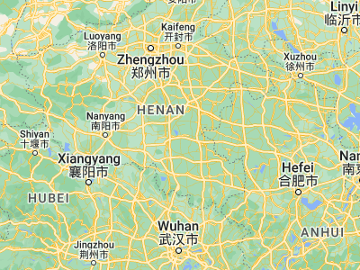 Map showing location of Runan (33.00111, 114.35417)