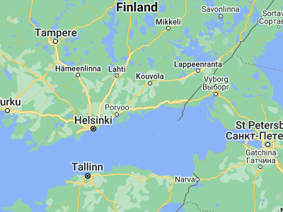 Map showing location of Ruotsinpyhtää (60.5268, 26.46203)