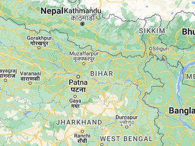 Map showing location of Rusera (25.75355, 86.02597)