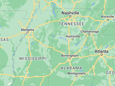 Map showing location of Russellville (34.50787, -87.72864)
