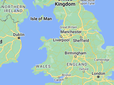 Map showing location of Ruthin (53.11368, -3.31782)
