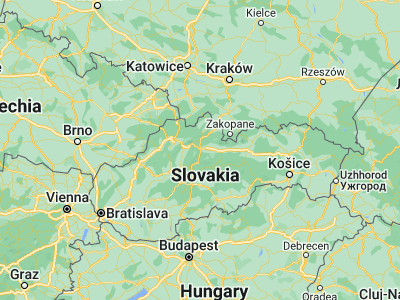 Map showing location of Ružomberok (49.0748, 19.30751)