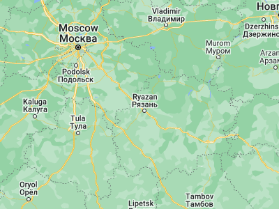 Map showing location of Rybnoye (54.72774, 39.51731)