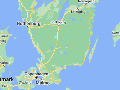 Map showing location of Rydaholm (56.98333, 14.3)