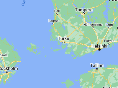 Map showing location of Rymättylä (60.37658, 21.94184)