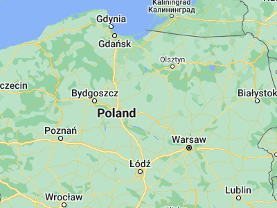 Map showing location of Rypin (53.06603, 19.40941)