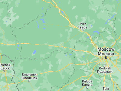 Map showing location of Rzhev (56.26241, 34.32817)