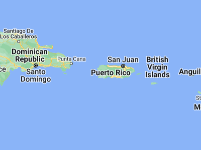Map showing location of Sabana Eneas (18.08607, -67.08101)