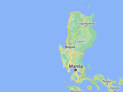 Map showing location of Sablig (16.2643, 119.9901)