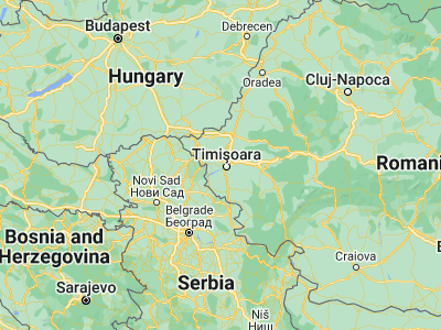 Map showing location of Săcălaz (45.75833, 21.11222)