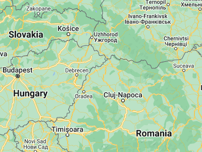 Map showing location of Săcăşeni (47.48333, 22.68333)