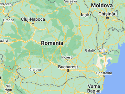 Map showing location of Săcele (45.6174, 25.69427)