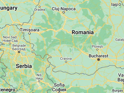 Map showing location of Săcelu (45.1, 23.53333)