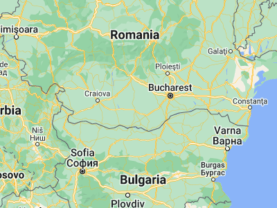 Map showing location of Săceni (44.23333, 25.06667)