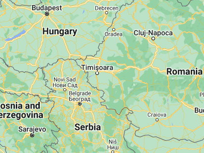 Map showing location of Sacoşu Turcesc (45.65194, 21.42889)