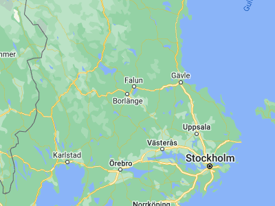 Map showing location of Säter (60.34778, 15.75051)