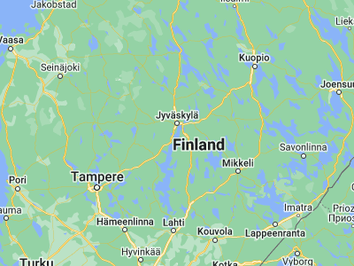 Map showing location of Säynätsalo (62.13333, 25.76667)