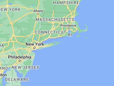 Map showing location of Sag Harbor (40.99788, -72.29258)