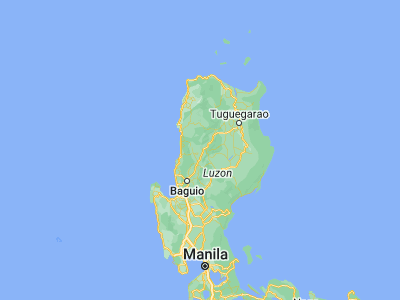 Map showing location of Sagada (17.084, 120.8996)