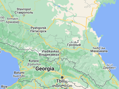 Map showing location of Sagopshi (43.48515, 44.59063)