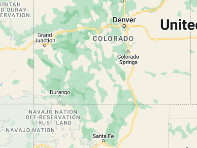 Map showing location of Saguache (38.0875, -106.14197)