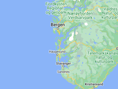 Map showing location of Sagvåg (59.77861, 5.39611)