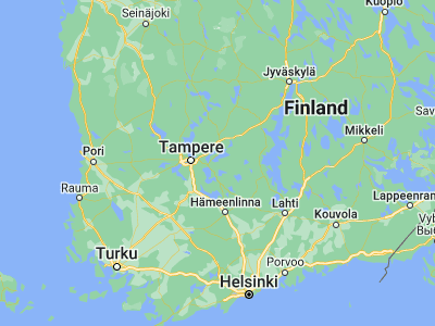 Map showing location of Sahalahti (61.46667, 24.31667)