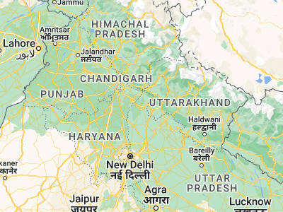 Map showing location of Sahāranpur (29.9679, 77.54522)