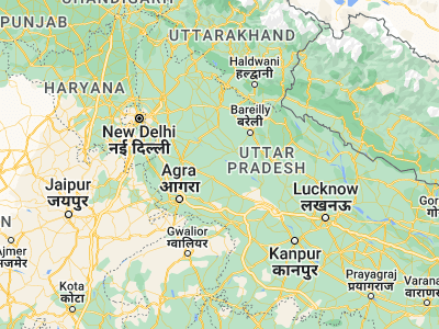 Map showing location of Sahāwar (27.79593, 78.83358)