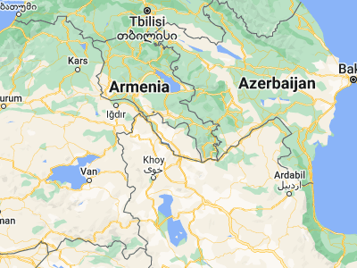 Map showing location of Şahbuz (39.40722, 45.57389)