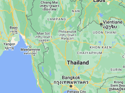 Map showing location of Sai Ngam (16.46862, 99.88843)