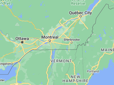 Map showing location of Saint-Césaire (45.41678, -72.99914)