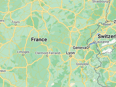 Map showing location of Saint-François (46.41538, 3.90542)