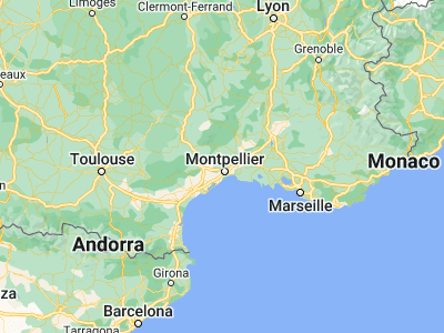 Map showing location of Saint-Gély-du-Fesc (43.69272, 3.80492)