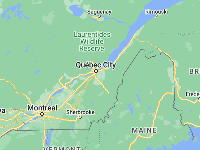 Map showing location of Saint-Henri (46.69314, -71.06927)