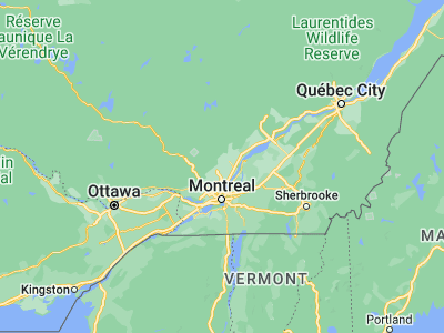 Map showing location of Saint-Jacques (45.95007, -73.56586)