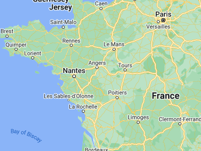Map showing location of Saint-Jean (47.24553, -0.38413)