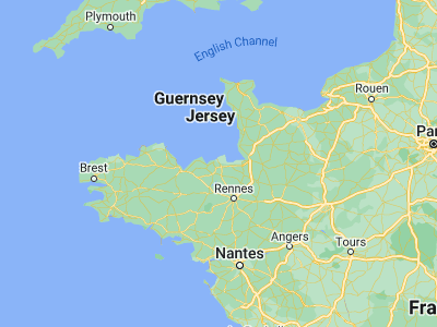 Map showing location of Saint-Jouan-des-Guérets (48.59932, -1.97372)