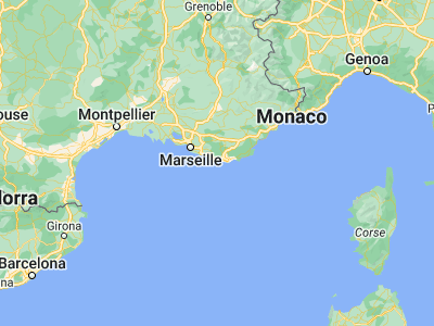 Map showing location of Saint-Mandrier-sur-Mer (43.078, 5.929)