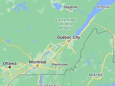 Map showing location of Saint-Marc-des-Carrières (46.68335, -72.0491)
