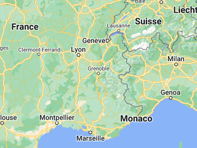 Map showing location of Saint-Martin-d'Hères (45.16528, 5.76337)