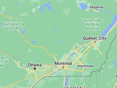 Map showing location of Saint-Michel-des-Saints (46.68338, -73.91589)