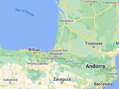 Map showing location of Saint-Paul-lès-Dax (43.72715, -1.05162)