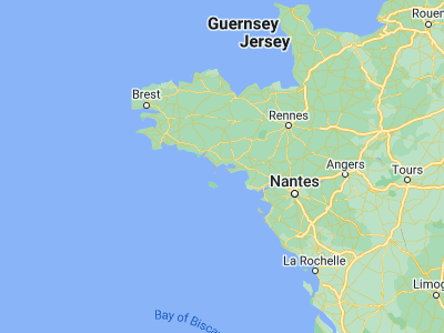 Map showing location of Saint-Philibert (47.58821, -2.99978)