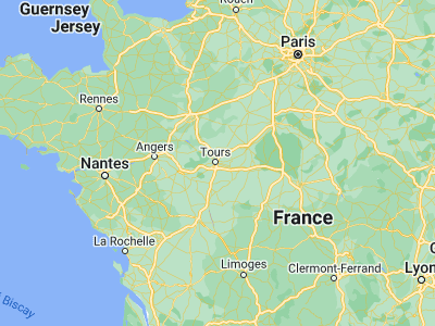 Map showing location of Saint-Pierre-des-Corps (47.38623, 0.74849)