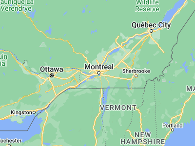 Map showing location of Saint-Raymond (45.46698, -73.60948)